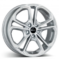 MAK Hessen 7"X17-5/114  ET38 Silver (730 kg)